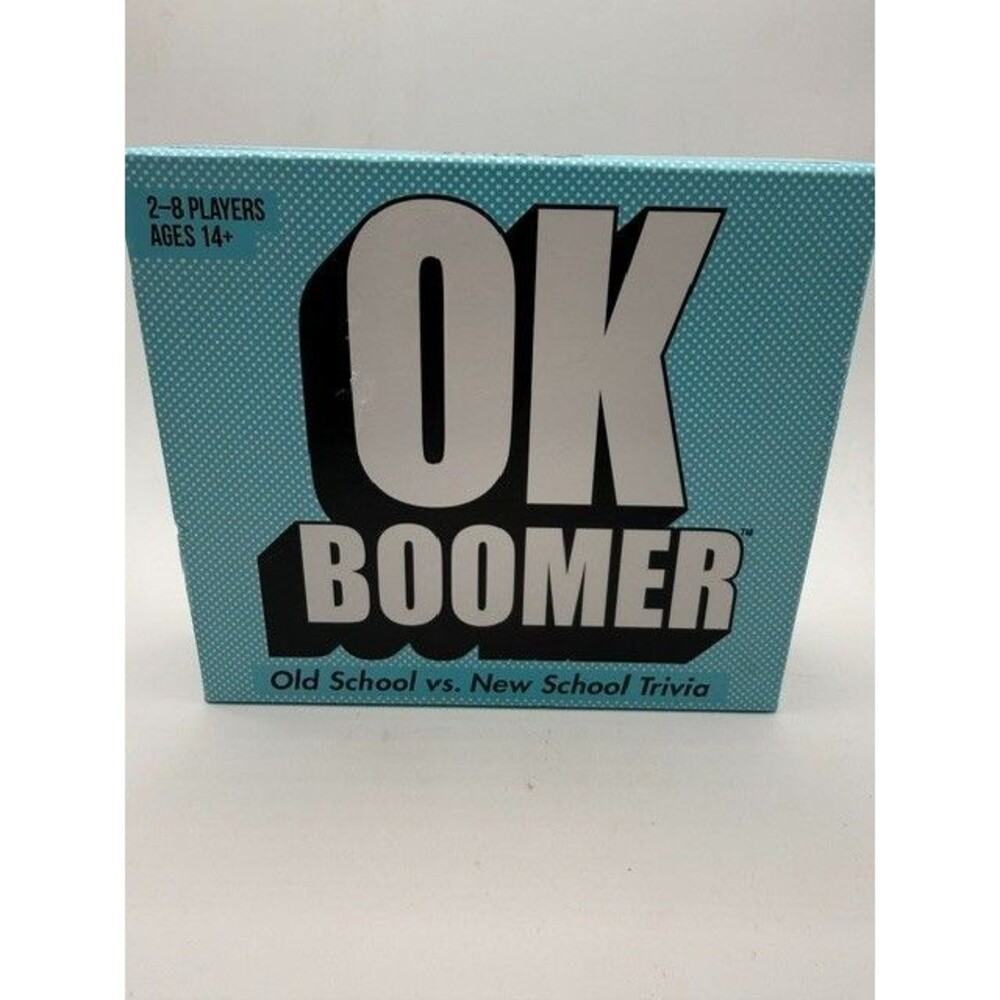 OK Boomer Old School vs New School Trivia Board Game Party Game 2-8 Players NEW